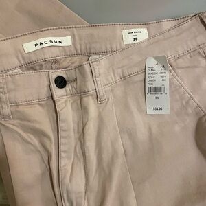 PacSun Pink Slim Chino Pants